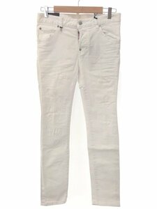 DSQUARED2 Dsquared 14AW Cool girl Jean ремонт обработка стрейч обтягивающие джинсы брюки белый 40 S75LA0545 ITQFA2FTQOQE