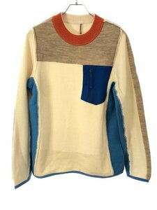 sacai サカイ 20AW Wool Knit Pullover マルチカラープルオーバーニットセーター アイボリー×マルチカラー 1 20-02371M IT3MQEOLD9CG