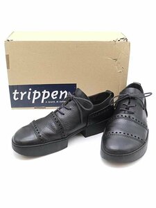 trippen トリッペン MASTER-WAW ダブルストレートチップ レザーシューズ ブラック 41 IT5J4KU9CKU8