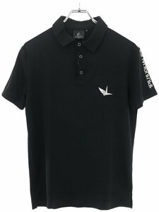 1piu1uguale3unopiuunoug.-retoreGOLF Logo embroidery jersey - polo-shirt black 3 CRT006 ITZRQYE9F088