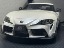 IG1886 1/18 TOYOTA GR Supra RZ A90 BBSホイール White トヨタ GRスープラ ホワイト メタリック イグニッションモデル IG_画像3