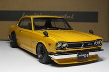 1/18 Nissan Skyline 2000 GT-R Brown イグニッションモデル ニッサン スカイライン ハコスカ ワタナベ ブラウン Ignition model IG0357_画像5