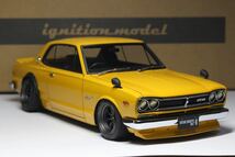 1/18 Nissan Skyline 2000 GT-R Brown イグニッションモデル ニッサン スカイライン ハコスカ ワタナベ ブラウン Ignition model IG0357_画像3