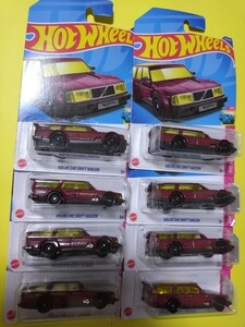 バカ売り 8台 クレイジーバリューパック 送料230円 ホットウィール VOLVO 240 DRIFT WAGON HotWheels ボルボ ドリフトワゴン DRIFT 未開封