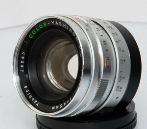 【改造レンズ】COLOR-YASHINON DX 1.7/45mm 【YASHICA ELECTRO 35 GS】の富岡光学製のレンズをSONY E（NEX）マウントレンズに改造