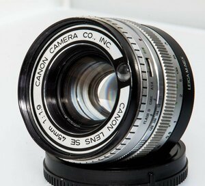 【改造レンズ】CANON SE 1:1.9 f=45mm 【キャノン Canonet QL19E】 のレンズをNEXマウントレンズに改造【SONY E-MOUNT用レンズ】