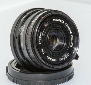 【改造レンズ】ROKKOR F2.7 38mm 【ミノルタ Hi-Matic F (BK)】をSONY Eマウントレンズに改造　