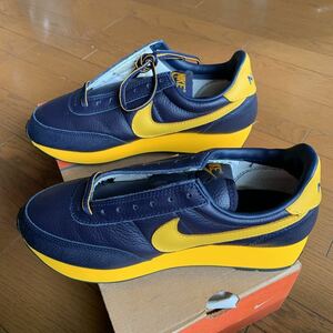 NIKE LDV LEATHER LE SC ナイキ LDV レザー LE SC 26.5 メンズ　ブラック×イエロー　