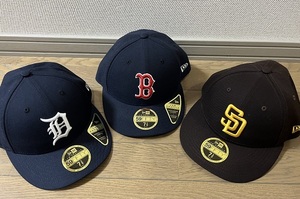 【3個セット・送料無料！】７ 3/8 NEWERA LP 59fifty / パドレス / レッドソックス / タイガース / ニューエラ Padres Red Sox Tigers