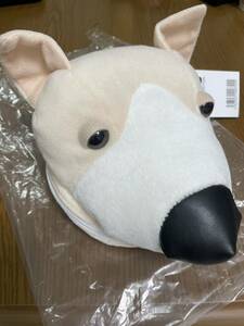 【新品】タグ付き アニマル ぬいぐるみ　CDケース DVDケース ディスクケース プレゼント 犬 ドッグ DOG 薄茶　面白 おもしろグッズ