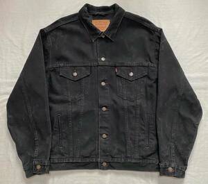 90s Levi's リーバイス 70507 -4159　LARGE ブラック デニム ジャケット　L　サルファ 黒 MADE IN USA アメリカ製