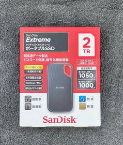 SDSSDE61-2T00-J25 [SanDisk Extreme サンディスク エクストリーム ポータブル SSD V2 2TB]