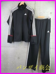 9010m9◆良品です◆セットアップ◆adidas アディダス 3ストライプ トラックジャージ 上下 S/ブルゾン/ウインドブレーカー/ジャージパンツ