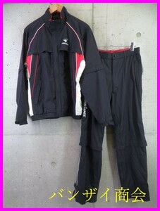 004m24* setup *Tour Stage Tour Stage rainsuit top and bottom M/ Golf jacket / Golf pants / rainwear / blouson / short sleeves becomes 