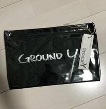 新品 Ground Y ポリビニール クロライド クラッチ バッグ GA-I04-912-1 グラウンドワイ ヨウジヤマモト ブラック_画像1