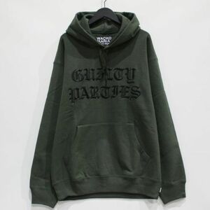 新品 WACKO MARIA 23AW HEAVY WEIGHT PULLOVER HOODED SWEAT SHIRT ロゴ スウェット パーカー 23FW-WMC-SS04 ワコマリア XL グリーン