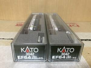KATO 3042 JR EF64 0番台後期型2両セットです。