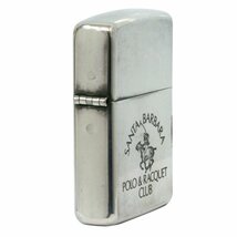 絶版/ヴィンテージ Zippo ジッポー 中古 1990年製造SANTA BARBARA POLO&RACQUET CLUB ZIPPOロゴなし [C]使用感あり傷汚れあり_画像3