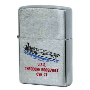 絶版/ヴィンテージ Zippo ジッポー 中古 2000年製造U.S.S. THEODORE ROOSEVELT CVN-71 [A]使用感少なく状態が良い