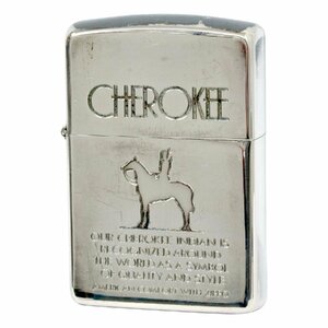 絶版/ヴィンテージ Zippo ジッポー 中古 1991年製造ZIPPO CHEROKEE [C]使用感あり傷汚れあり