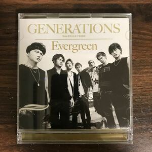 (G3033) 中古100円 GENERATIONS from EXILE TRIBE Evergreen (CD+DVD)
