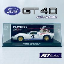 FLY フライ 1/32 1965年型 フォード GT40 Mk1 Playboy Collection Julia Schultz スロットカー _画像1