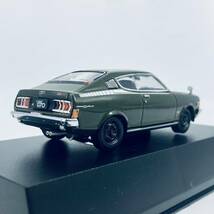 DISM ディズム 1/43 1975年式 A57C型 三菱自動車 コルト ギャラン GTO 2000GS-R モスグリーン _画像5