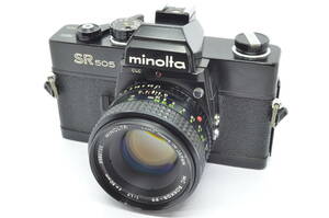 【外観特上級】Minolta SR 505 ブラック / MC Rokkor-PF 50mm F1.7　#t11310