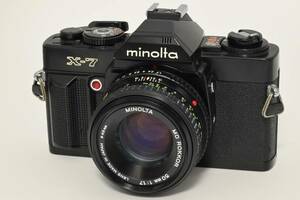 【外観特上級】Minolta X-7 ブラック / MD Rokkor 50mm F1.7　#t11224