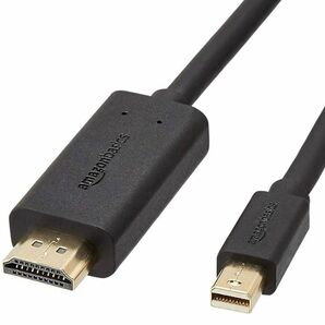 【セール中】Amazonベーシック Mini DisplayPort - HDMI 変換ケーブル タブレット用 0.9m ブラック