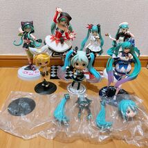 初音ミク フィギュア 美少女 まとめうり 美品 セット Qposket 鏡音リン doll crystal winter ピエレッタ パティシエ _画像1