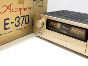 ☆美品☆ Accuphase アキュフェーズ E-370 プリメインアンプ 元箱 リモコン 説明書 付属品あり