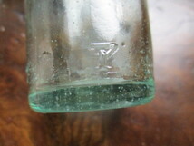 エンゼル戦前ガラス瓶ドリンク飲料エンボス昭和レトロアンティークビンテージ _画像6