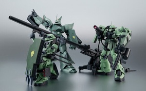 バンダイ ROBOT魂 ＜SIDE MS＞魂ウェブ限定 機動戦士ガンダム0083　ゲルググJ（タグ機）＆ ザクII (砲手用) ＆ ザクII F2型（測距手用）