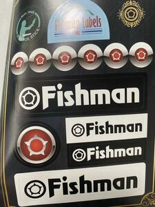 Fishman フィッシュマン ロゴステッカー シール