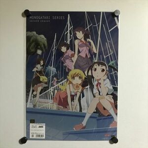 X2599 ◆未開封品 物語シリーズ A3サイズ　メタルポスター