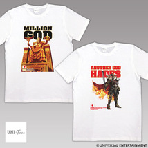 Tシャツ XLサイズ GOD&HADES 2023 special edition 王座奪還 ミリオンゴッド ハーデス 2着セット パチンコ パチスロ スロット_画像1