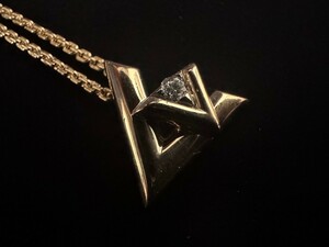 【正規品質保証】ルイヴィトン　LOUISVUITTON　パンダンティフ ヴォルトワン ネックレス PM 750YG K18イエローゴールド 大切な人へ