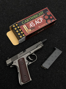 送料120円) 1/6 .45ACP弾ケース付) 大型拳銃 M1911A1 ガバメント DAMTOYS RE2 レオン バイオハザード (検 ホットトイズ ジル フィギュア