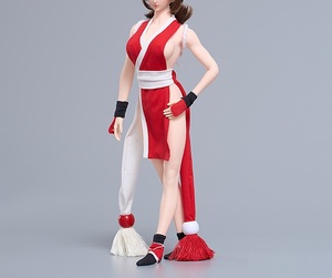 送料140円フィギュア用 1/6 不知火舞 風 コスチューム 女性 コスプレ 服 (検 キングオブファイターズ TBleague phicen worldbox JIAOU DOLL