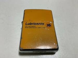 ZIPPO Lubrlcants76 黄色　中古現状品