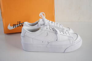 NIKE/ナイキ*23ｃｍ*W BLAZER LOW PLATFORM WHITE/*ウィメンズ ブレーザー*スニーカー/靴/シューズ*DJ0292-100