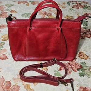 美品　jirosso　本皮　2wayバッグ　ショルダーバッグ　ハンドバッグ