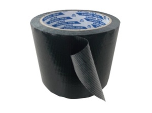 菊水テープ(KIKUSUI) シートまもるテープ 黒 SMT-8020 幅80mmＸ長さ20m 防草シート 農業用シート 継ぎ・固定・補修・補強用テープ