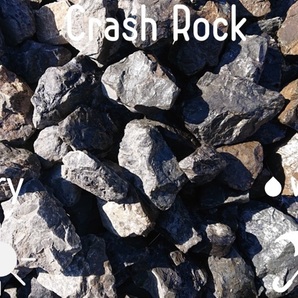 クラッシュロック ブラック 20Kg 150mm-200mm 割栗石 伊勢志摩砕石 crash rock 青砕石 ロックガーデン ドライガーデン 鉢植え 化粧石 庭石の画像2