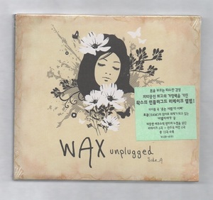 韓国CD★　WAX (ワックス)　「Unplugged　Side A」　★　未開封品　★　　2010年