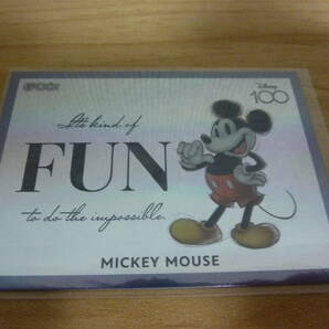 Disney 創立100周年 EPOCHプレミアエディションコレクションカード[カードNo.10 ミッキーマウス 75枚限定 ホログラムキラカード]ディズニーの画像3