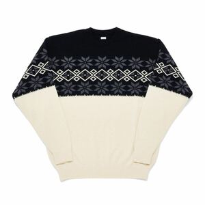 <SEQUEL>NORDIC CREW NECK KNIT (SQ-23AW-KN-03) M размер обычная цена 55000 иен 