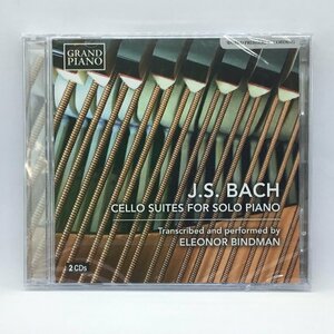 未開封 ◇ J.S.BACH / ELEONOR BINDMAN : CELLO SUITES for solo piano (2CD) GP847-48
