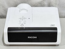 [中古] RICOH 超短焦点プロジェクター WX4240N 3000lm ランプ時間145H リモコン付 (5)_画像5